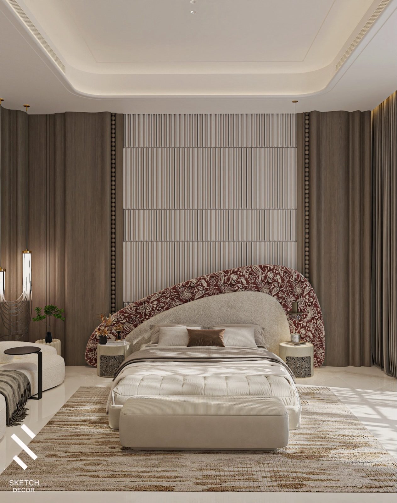 Interior design visualisation — bed 1