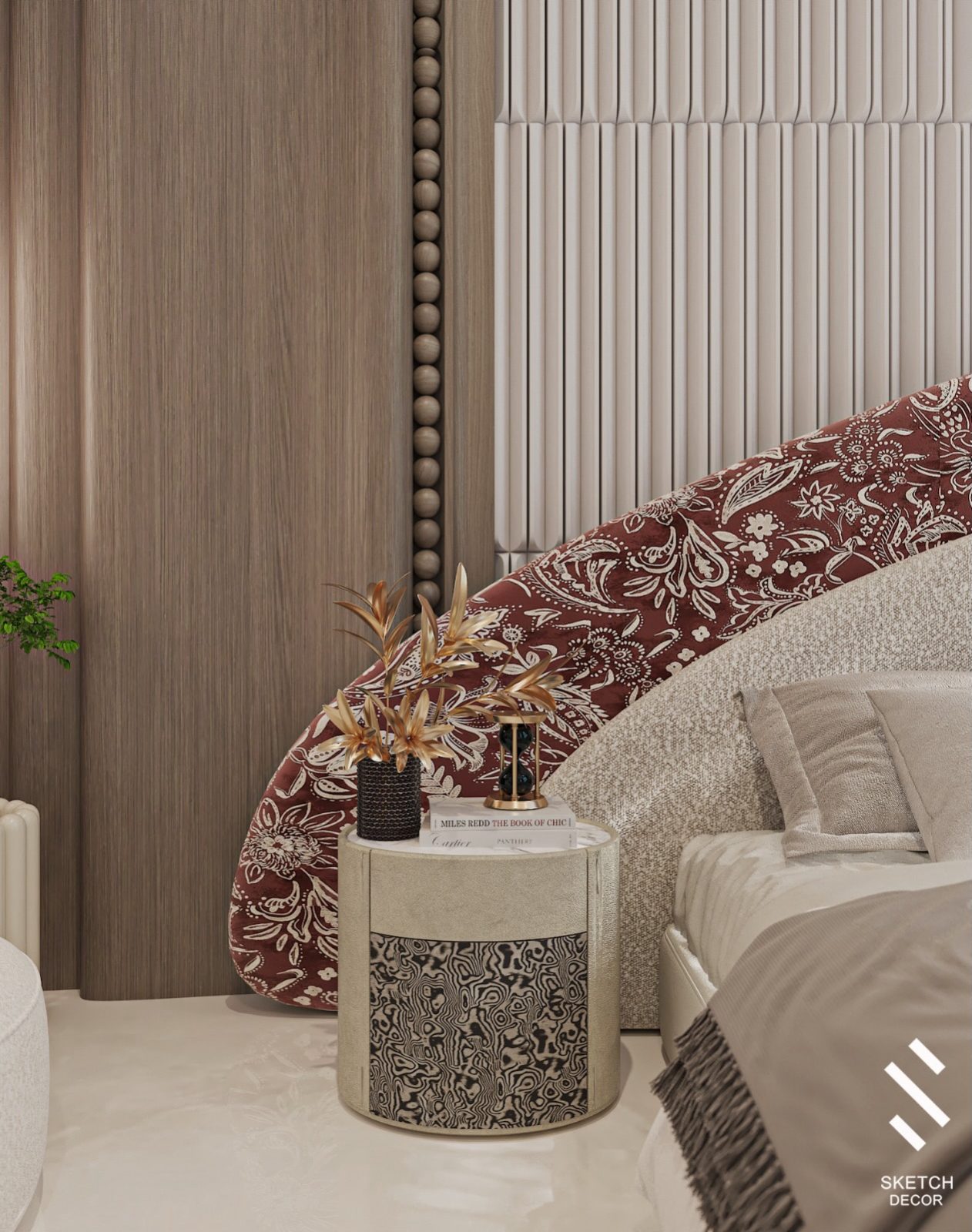 Interior design visualisation — bed 3